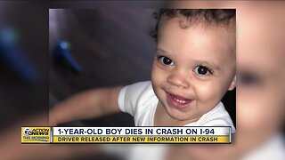1-year-old boy dies in crash on eastbound I-94 in Macomb County