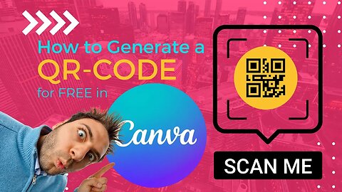How to generate a QR code, with Canva