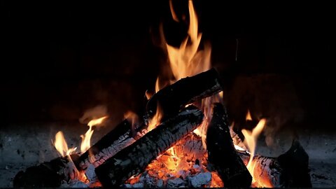 1 Hour Fireplace Relaxing Full HD Video - Nature Sounds