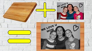 How to transfer your photo to wood-DIY wooden picture