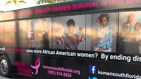 Palm Tran debuting breast cancer awareness bus