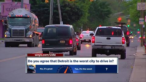 Detroit named worst city to drive in, according to study