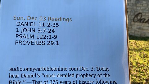 Bible & Biscuit Dec 3: Daniel 11, 1 John, & “higher critics” of the Bible