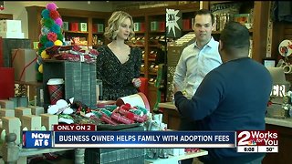 Local business owner helps family with private adoption