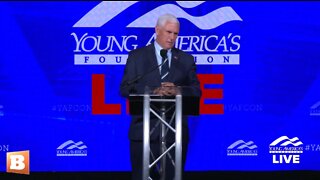 Former VP Mike Pence is live…