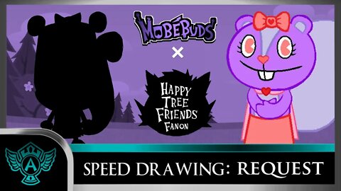 Speed Drawing Request: Happy Tree Friends Fanon - Sweetheart | Mobebuds Style (stephendruschke)