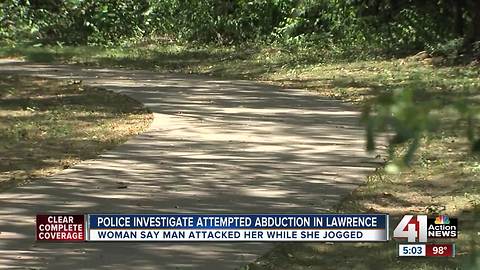 Woman reports attempted abduction on Lawrence trail