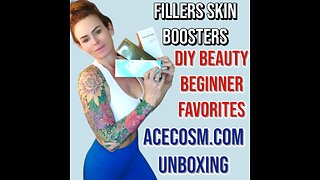 Unboxing Skin Booster Fillers BEGINNER DIY/ AceCosm.com DISCOUNT Code HOLLY10 / plump skin wrinkles