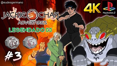 Jackie Chan Adventures (PS2) Parte 3 - Xiao Feng, o Demônio do Vento (Legendado) [4K]