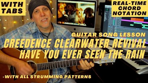 Creedence Clearwater Revival guitar song lesson Have You Ever Seen The Rain