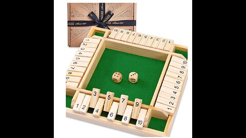 Shut the Box Game with Dice (finite deals)