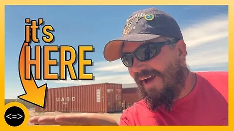 We got a shipping container: Blind homesteader Vlog