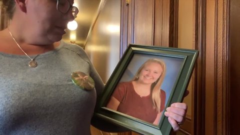 Mother of girl killed in drunk driving crash attends Tavern League Lobby Day in Madison