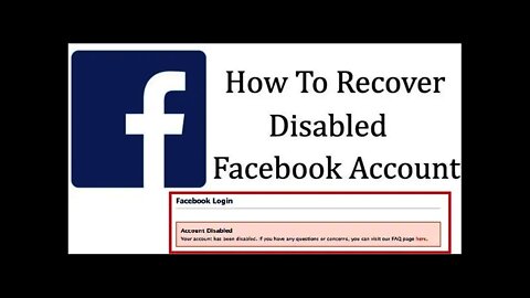 Facebook account has been disabled | 3 Unique Appeal Links To Recover Your Disabled Account