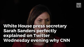 Everybody Knows Acosta’s Banned, But Not Everybody Knows What Sarah Said About It