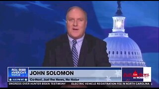 President Trump interview with John Solomon.