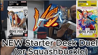 One Piece New Starter Deck Duel | Black Luffy vs Yellow Yamato