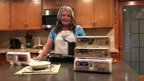 Stracciatella Italian egg drop soup recipe from Eggland’s Best Eggs