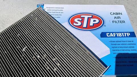 DIY: changing the cabin filter