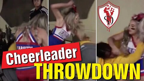 Cheerleader Throw Down