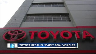 Toyota recalls nearly 700K vehicles to fix faulty fuel pumps