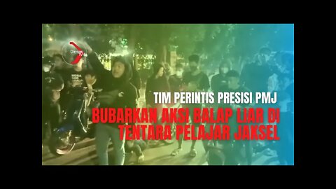 Aksi Balap Liar Dibubarkan Tim Patroli Perintis Presisi Polda Metro Jaya #TimPatroliPerintisPresisi