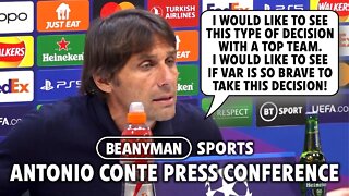 Antonio Conte RANT 😡 | 'VAR creates BIG DAMAGE! UNFAIR decision! REALLY upset!' | Spurs 1-1 Sporting