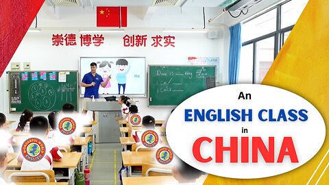 Full English Lesson in a Chinese Public School: 'I Can' and 'I Can't' | Wonderful World English