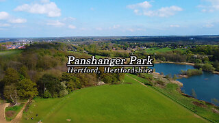 Panshanger Park, Hertford, Hertfordshire - 4K Drone Footage - 2024