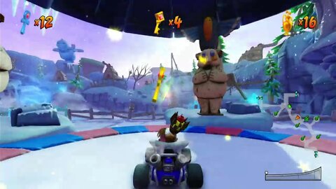 Adventure Mode Part 10 - Glacier Park: All Relics & CTR Tokens (Crash Team Racing Nitro-Fueled)