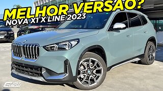 NOVO BMW X1 S SDRIVE 20i X LINE 2023 CAPE YORK GREEN MELHOR OPÇÃO QUE 320i MESMO COM MENOS ITENS?