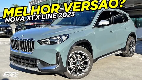 NOVO BMW X1 S SDRIVE 20i X LINE 2023 CAPE YORK GREEN MELHOR OPÇÃO QUE 320i MESMO COM MENOS ITENS?