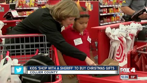 Kids shop with deputies in Collier County