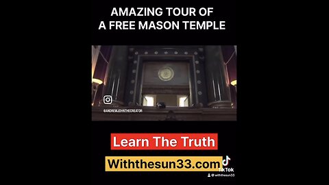 AMAZING TOUR OF A FREE MASON TEMPLE