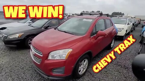 Winning A Motorcycle, Chevy Trax, And Challneger In One Day At #copart