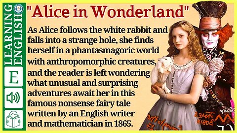 english story for listening ⭐ Level 2 – Alice in Wonderland | WooEnglish