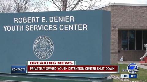 Colorado shuts down DeNier youth detention center days after Contact7 investigation