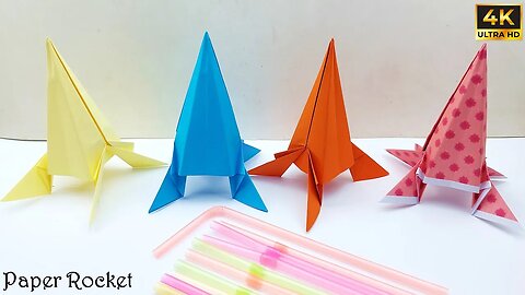 How to Make Paper Rocket Launcher | Handmade Paper Toys | Origami Rocket | Easy Paper Crafts