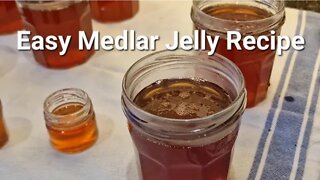 Medlar Jelly Recipe. Easy delicious no fuss jam with no pectin.