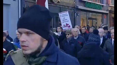 Meanwhile in Latvia the remnants of the Latvian Nazi SS Legion are holding parades