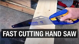 Fast Cutting Hand Saw in Action