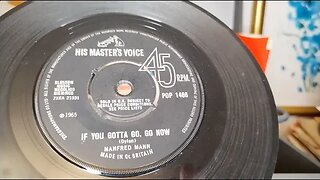 If You Gotta Go, Go Now ~ Manfred Mann ~ 1965 HMV 45rpm Vinyl Single ~ 1963 Bush SRP31D Player