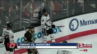 Omaha Hockey defeats Manitoba 6-1
