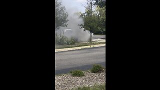 2 female officers let the fire get out of control