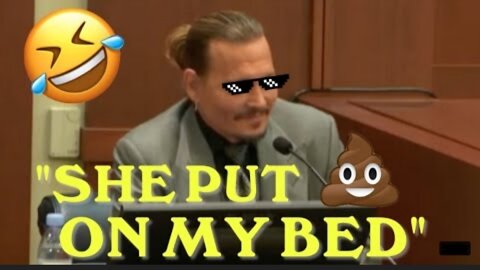 Johnny Depp being a COMEDIAN in court