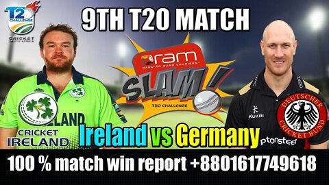 Germany vs Ireland Live , ICC Men’s T20 World Cup Qualifier A , 9th Match , Live Score Streaming