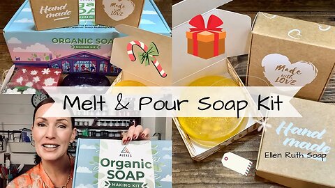 Testing & Review of a Fun & Easy DIY Organic Melt & Pour Soap Making Kit 🎁 | Ellen Ruth Soap