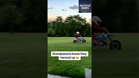 The best gift was the wrong choice for these grandparents #shorts #motorbike #gifts #grandparents