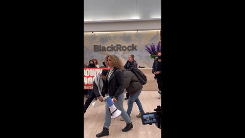 A group advocating for Palestinian rights has taken over BlackRock's premises in New York City