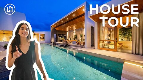 Inside a Luxury Designer Villa - Modern Tropical House, Bali